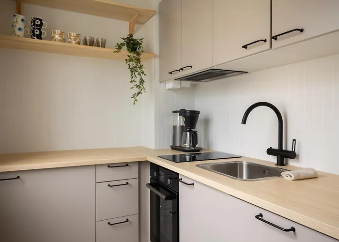 公寓 Nordic Lights Loft - Cozy In The Centrum